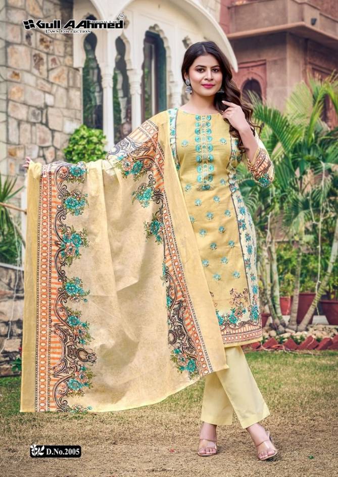 Bin Saeed Vol 2 By Gull Aahmed Lawn Cotton Dress Material Collection
